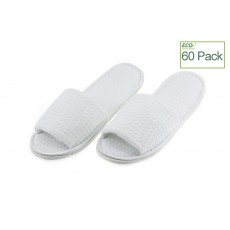 Hotel Waffle Open Toe Spa slippers, 60 Pairs